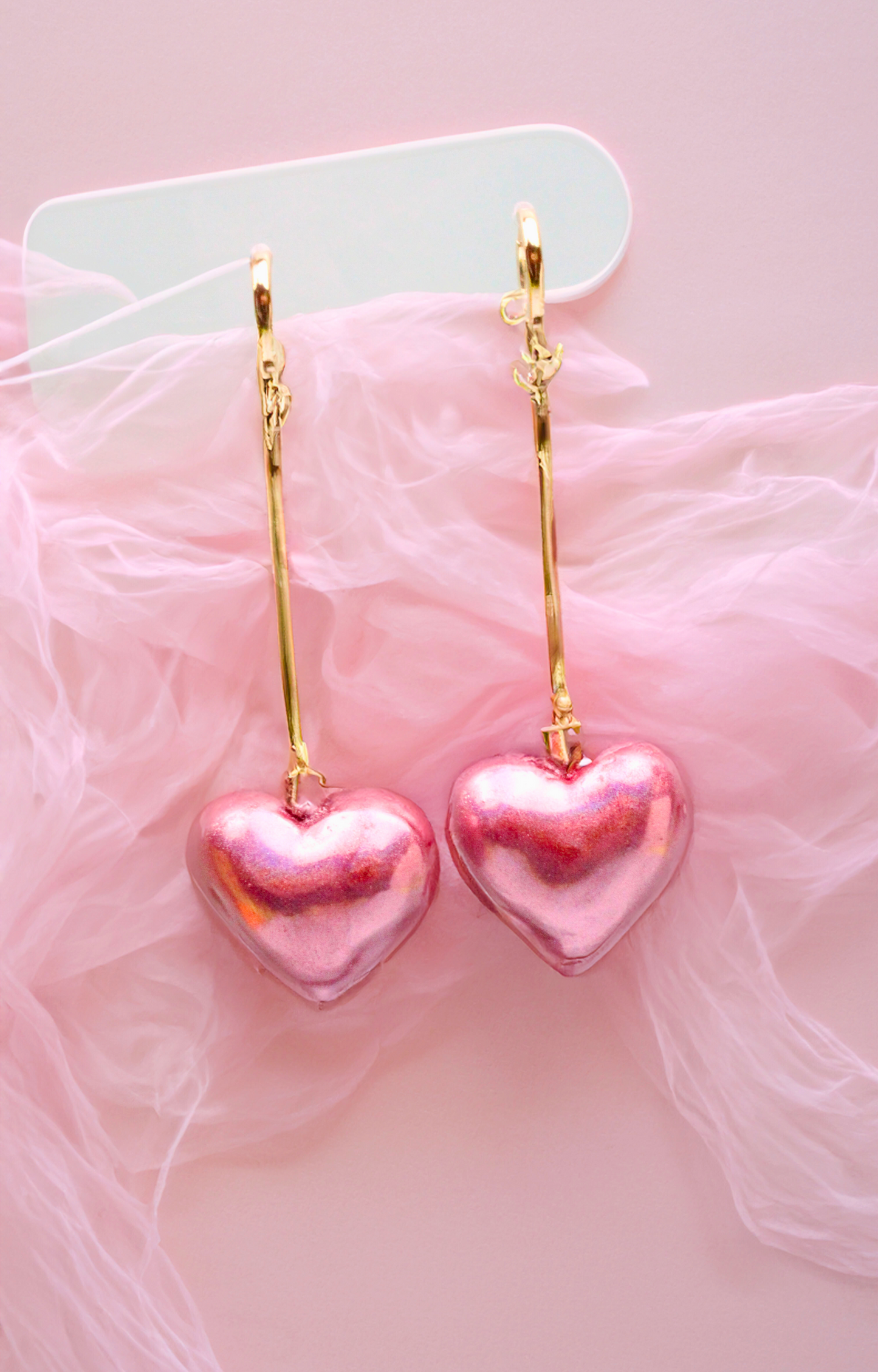 Puff Heart Earrings