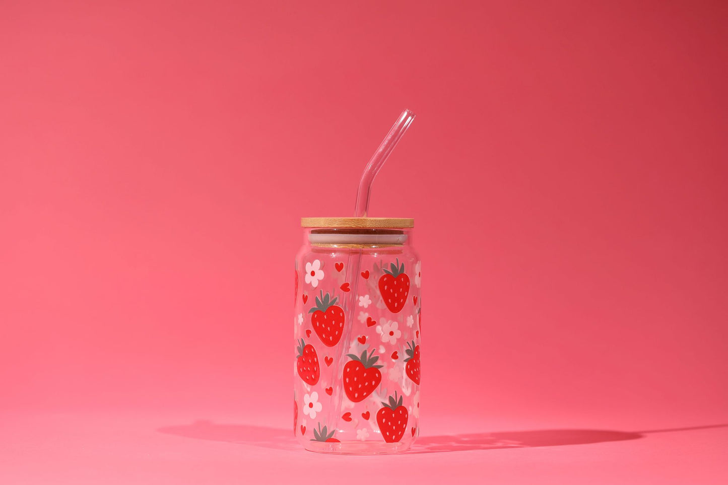 Strawberry Fields Glass Cup