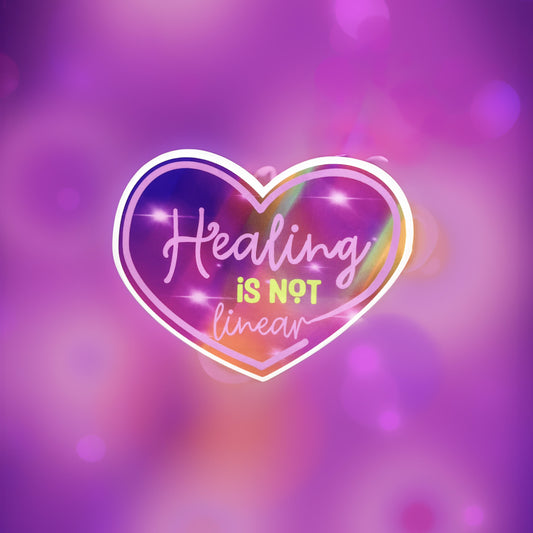 Healing is not Linear Sticker