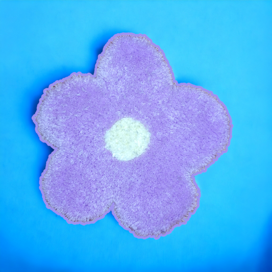 Purple Flower Rug