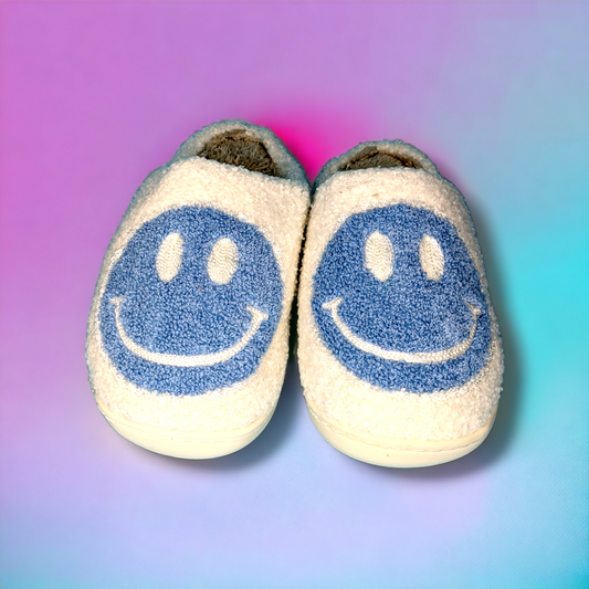 Blue Smile Slippers